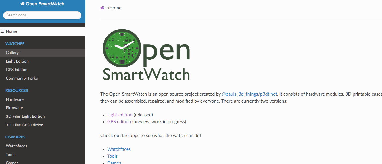 Open-Smartwatch